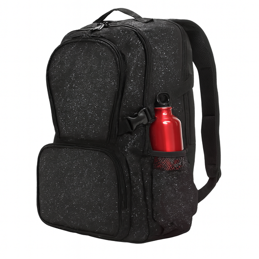 JDI Black Glitter Backpack