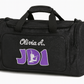 JDI Black Glitter Duffle Bag