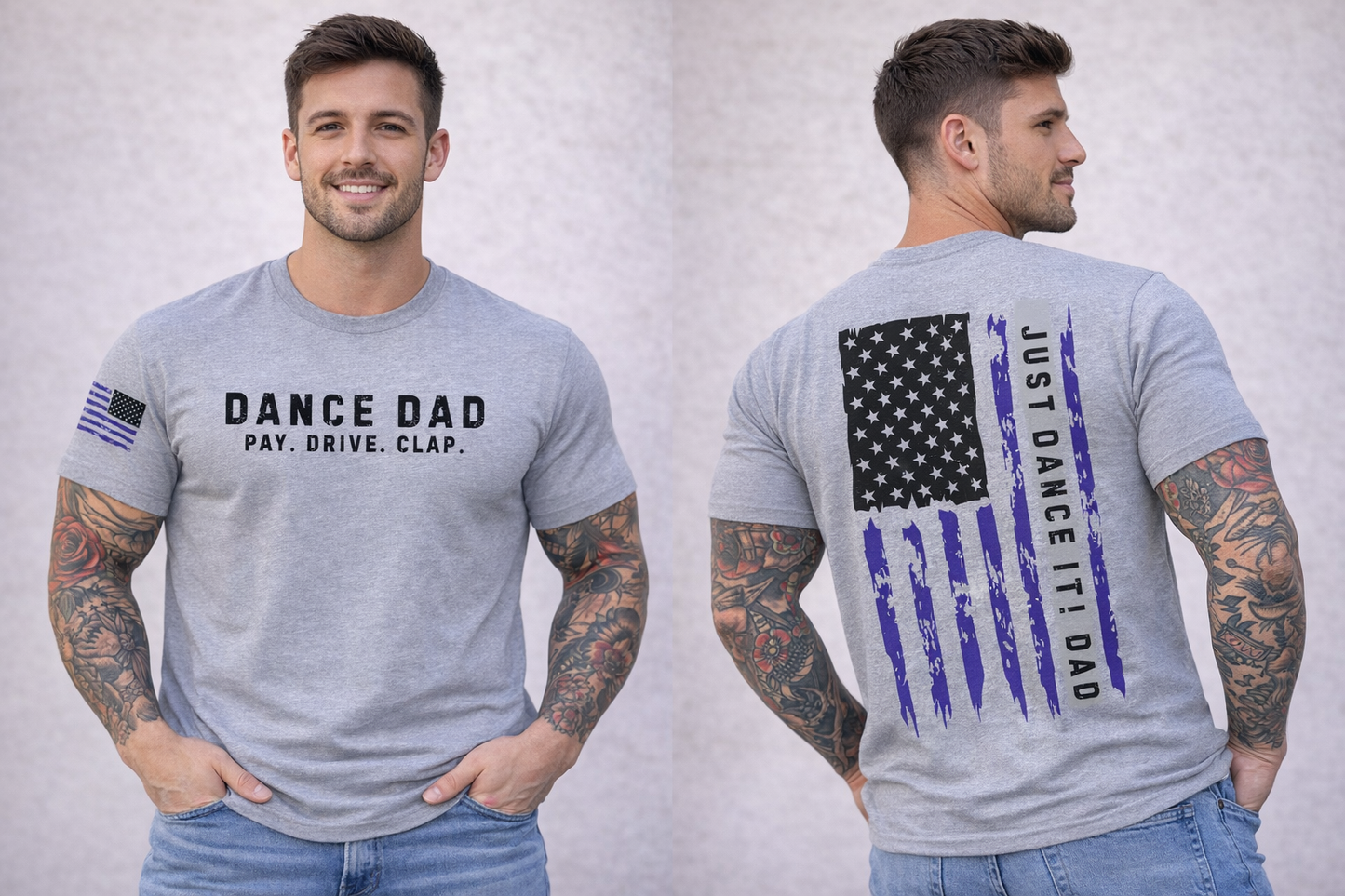 DANCE DAD — Pay. Drive. Clap.