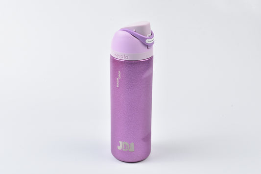 24oz JDI Purple Glitter Stainless Steel Water Bottle - Owala Collab